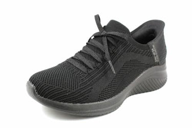 Skechers Women's Ultra Flex 3.0 Brilliant Path Sneakers, Sports Shoes, Black Knit/Trim, 41 EU on sale